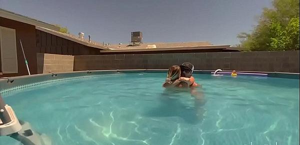 Hot Couple Pool Sex (The Neighbors Love When We Put on a Show!)